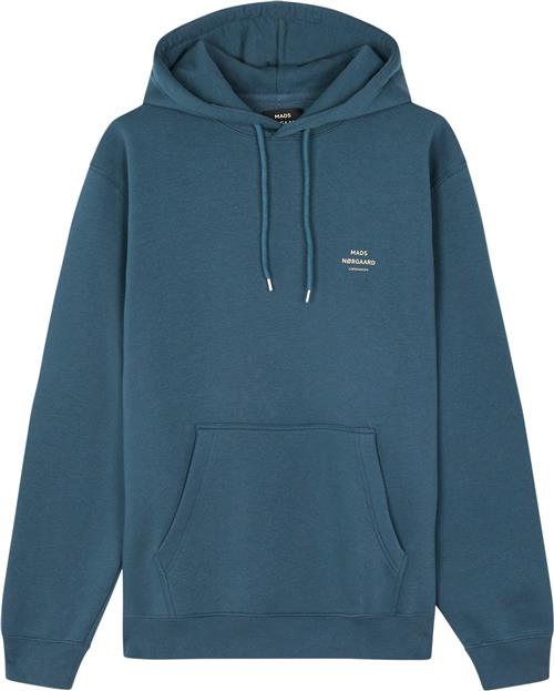 Se Mads Nørgaard - Copenhagen Standard Hoodie Logo Sweat Mand Blå Hoodies Str S - hos Magasin ved Magasin