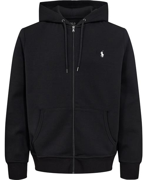 Se Polo Ralph Lauren Doubleknit Full-zip Hoodie Mand Sort Hoodies Str XL - Bomuld hos Magasin ved Magasin