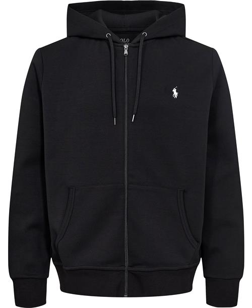 Se Polo Ralph Lauren Doubleknit Full-zip Hoodie Mand Sort Hoodies Str L - Bomuld hos Magasin ved Magasin