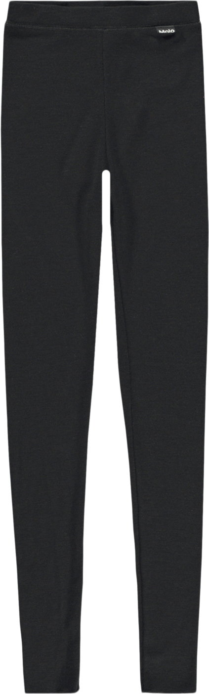 Molo Nadine Wool Str 134-140 cm - Sort Leggings hos Magasin