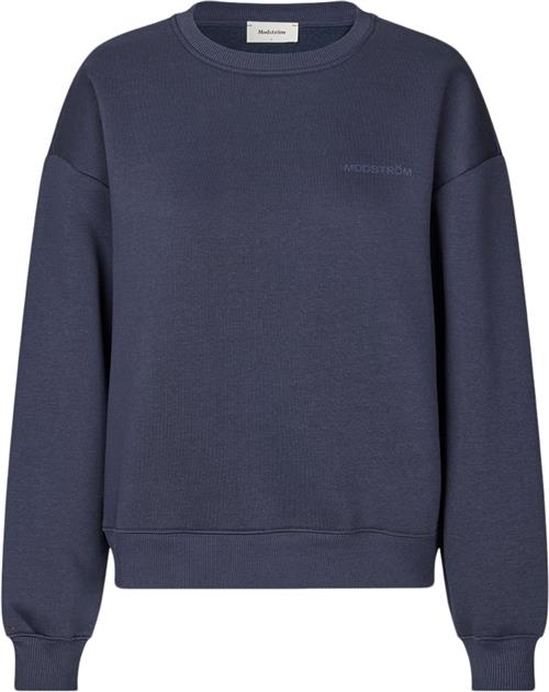 Modström Tiamd Sweat Kvinde Blå Sweatshirts Str S - hos Magasin