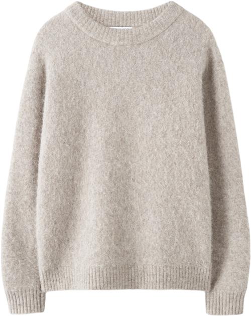 Tiger of Sweden Gwynn A Strik Kvinde Beige Melange Sweaters Str S - Merino hos Magasin