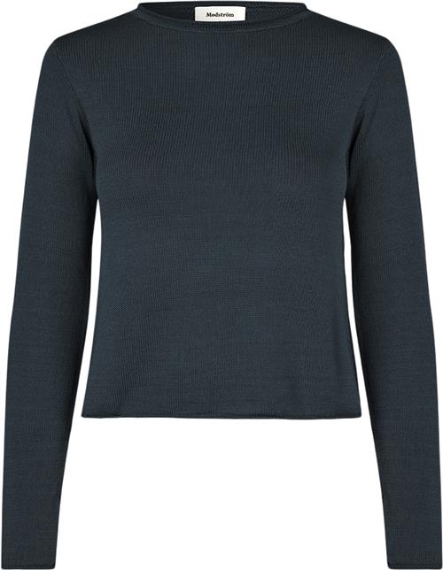 Modström Ivonnemd Oneck Kvinde Midnight Blue Sweaters Str XL - hos Magasin