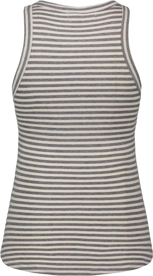 Sofie Schnoor Top Kvinde Grey Striped Tanktoppe Str XS - hos Magasin