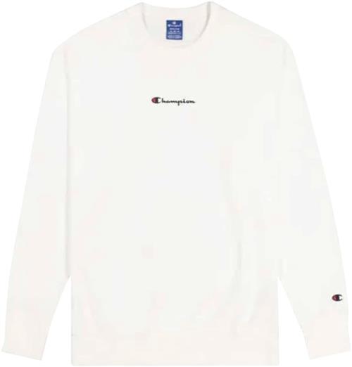 Se Champion Crewneck Sweatshirt Mand White Sweatshirts Str L - Bomuld hos Magasin ved Magasin