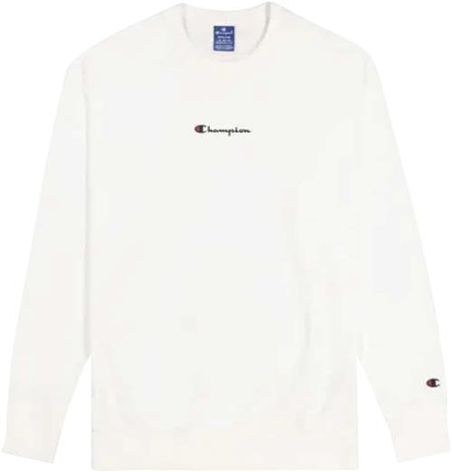 Se Champion Crewneck Sweatshirt Mand White Sweatshirts Str M - Bomuld hos Magasin ved Magasin