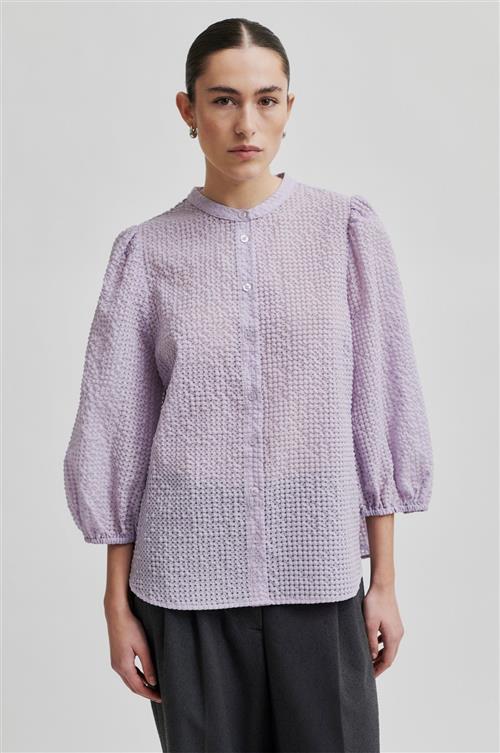 Second Female Tascha New Shirt Kvinde Orchid Petal Skjorter Str XL - hos Magasin