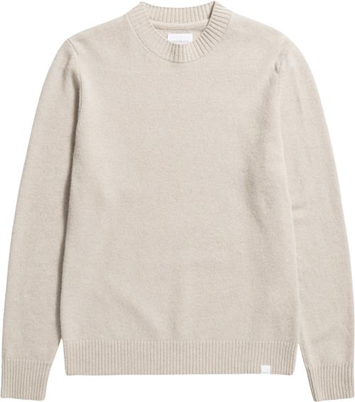 Norse Projects Norse Standard Merino Lambswool Sweater Mand Oatmeal Sweaters Str L Merino - hos Magasin