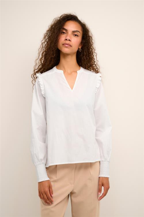 Se Karen by Simonsen Heddikb Blouse Kvinde 110601 Langærmede Bluser Str 36 - hos Magasin ved Magasin