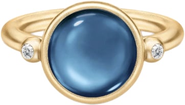 Se Julie Sandlau Prime Ring 54 Gold/sapphire Blue 54 - Ringe hos Magasin ved Magasin