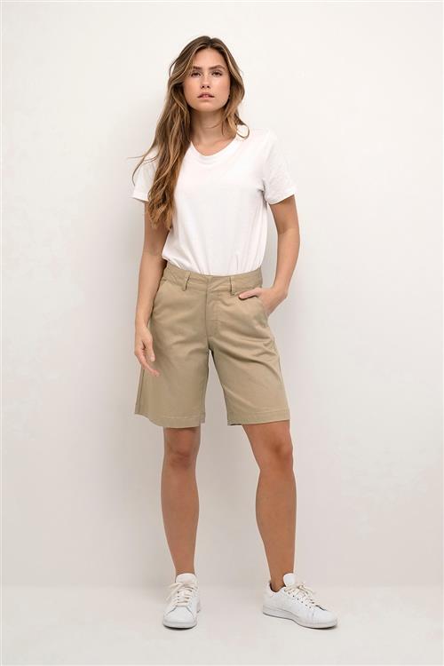 Kaffe Kalea City Shorts Kvinde Classic Sand Bermudashorts Str 36 - hos Magasin