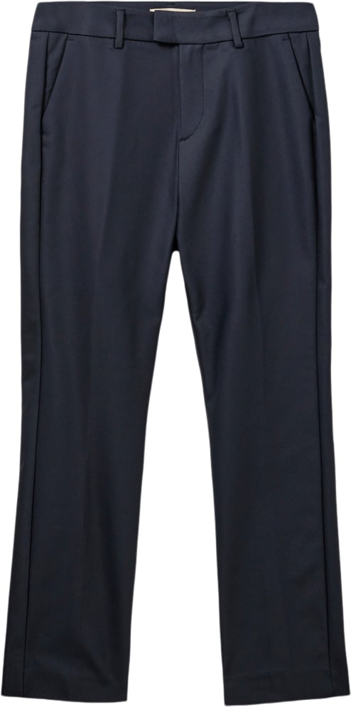 Mos Mosh Ellen Night Pant Kvinde Navy Bukser Med Lige Ben Str 44/Regular - hos Magasin