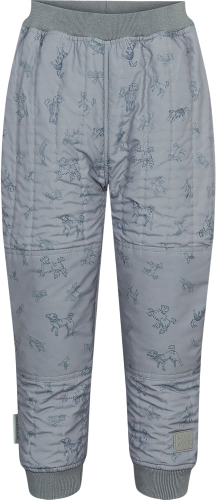 Se MarMar Copenhagen Odin Pants Str 3Y/98 - Dogs Print Termobukser hos Magasin ved Magasin