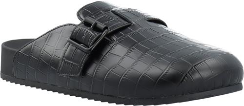 Se Bianco Sand Mule #C Kvinde Black Croco Slip-ins Str 40 - hos Magasin ved Magasin