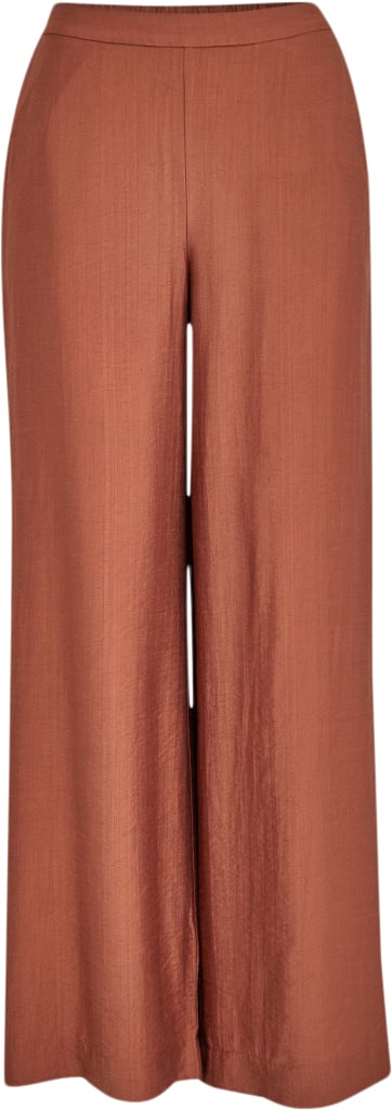 Se Minus Msseria Pants Kvinde Desert Sand Bukser Med Brede Ben Str 42 - hos Magasin ved Magasin