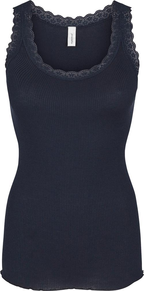 soyaconcept Scsarona 1 Kvinde Midnight Blue Tanktoppe Str XL - Silke hos Magasin