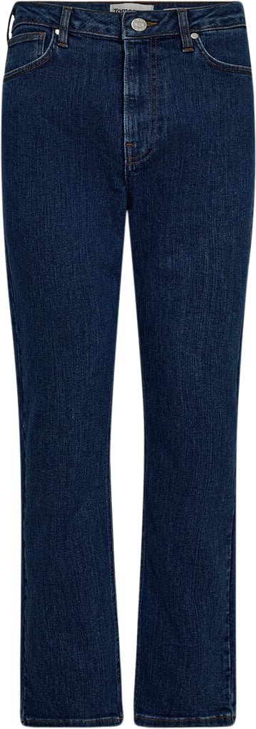 Tomorrow Trwhailey Jeans Wash Prato Kvinde Denim Blue Straight Jeans Str 30 / 28 - hos Magasin