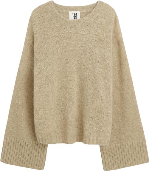 Se By Malene Birger Cierra Kvinde Twill Beige Sweaters Str S - Uld hos Magasin ved Magasin