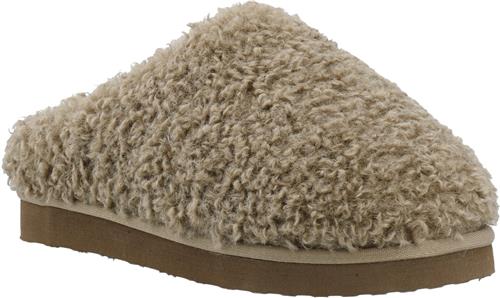 Se Bianco Biasweetie Slip In Faux Shearling Kvinde Taupe Hjemmesko Str 38 - hos Magasin ved Magasin