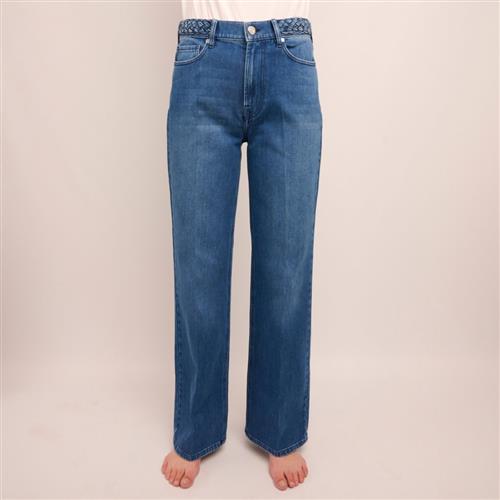 Tomorrow Brown Jeans Wash Bilbao Kvinde Denim Blue Straight Jeans Str 25 / 32 - hos Magasin