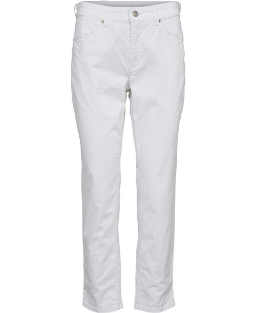 Se MAC Jeans Melanie 7/8 Kvinde Hvid Bukser Med Lige Ben Str W40 / L27 - hos Magasin ved Magasin