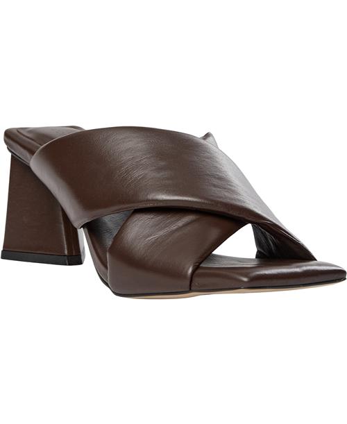 Shoe Biz Callie Kvinde Dark Brown Mules Str 41 - Læder hos Magasin