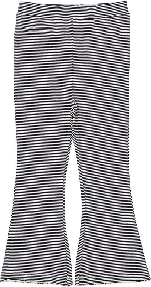 Copenhagen Colors Striped Flare Pant Kvinde Navy/cream Bukser Str 92 - Bomuld hos Magasin