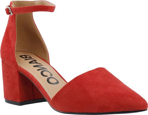 Bianco Biadevived Pump Micro Suede Kvinde Dark Red Pumps & Stiletter Str 41 - hos Magasin