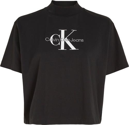 Calvin Klein Tshirt With Monologo Kvinde Beh Kortærmede T-shirts Str XL - Bomuld hos Magasin