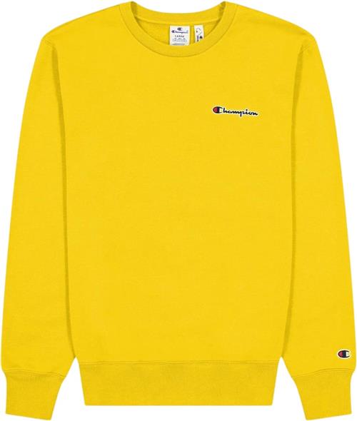 Champion Crewneck Sweatshirt Mand Banana Sweatshirts Str L - Bomuld hos Magasin