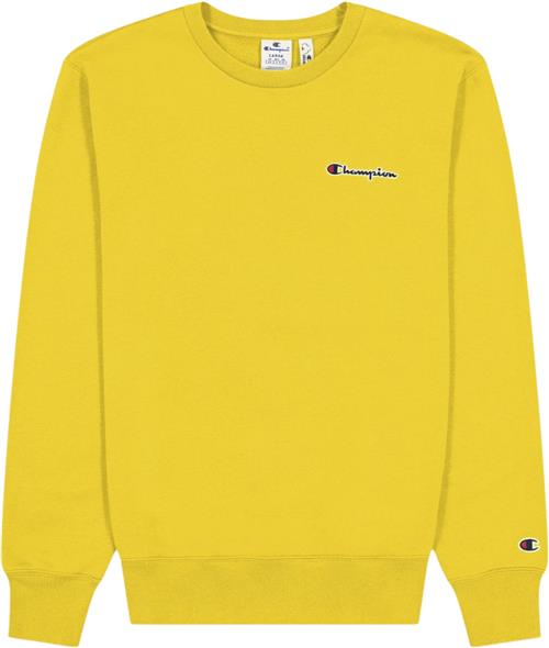 Champion Crewneck Sweatshirt Mand Banana Sweatshirts Str M - Bomuld hos Magasin