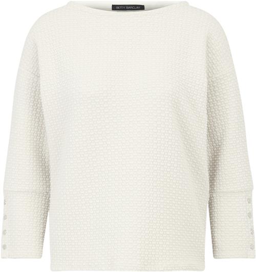 Betty Barclay Sweat Kurz 3/4 Ar Kvinde Pastel Sand Langærmede Bluser Str 42 - hos Magasin