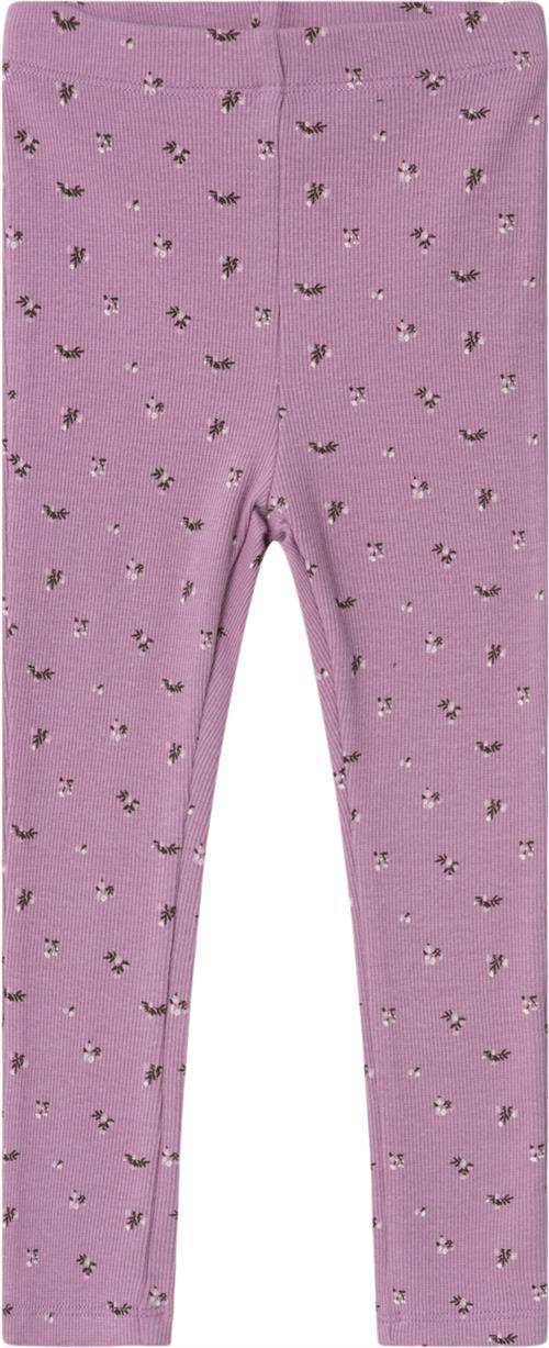 Name It Nmfolinne XSL Legging Str 98 - Mauve Orchid Leggings hos Magasin