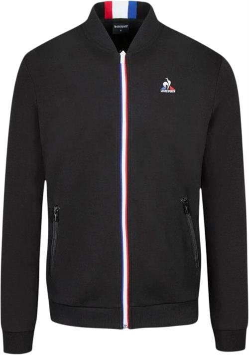 Le Coq Sportif Tricolor Full zip Sweatshirt Mand Ingen Fleece Str XL - Bomuld hos Magasin