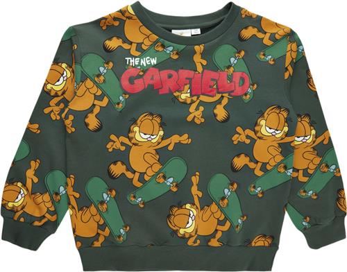 Se The New Tngarfield OS Sweatshirt AOP Str 110-116 cm/5-6 år - Green Gables Sweatshirts Bomuld hos Magasin ved Magasin