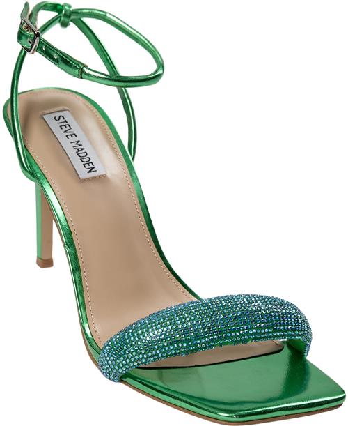 Steve Madden Enticer Sandal Kvinde Green/blue Højhælede Sandaler Str 37 - hos Magasin