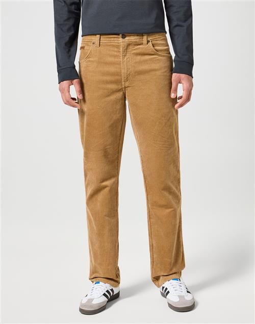 Se Wrangler Texas Tigers EYE Mand Brun Chinos Straight Fit Str 32/30 - hos Magasin ved Magasin