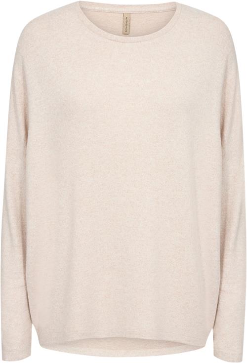 Se soyaconcept Scbiara 1 Kvinde 91620 Cream Melange Sweaters Str M - hos Magasin ved Magasin