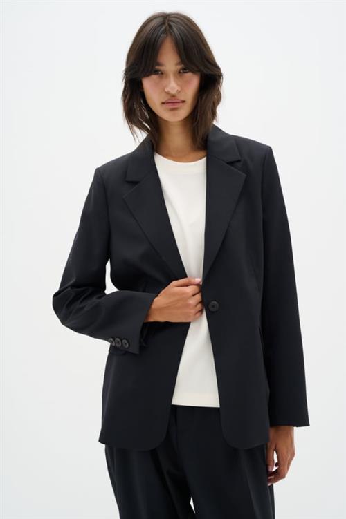 Se InWear Kathyaiw Classic Blazer Kvinde Black Blazere Regular Fit Str 34 - hos Magasin ved Magasin