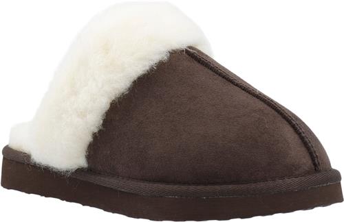 Bianco Biasweetie Slipper Kvinde Dark Brown Hjemmesko Str 39 - hos Magasin