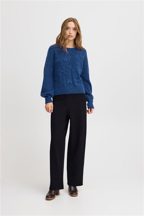 Se Atelier Rêve Irsilvi LS2 Kvinde Blue Quartz Melange Sweaters Regular Fit Str XS - hos Magasin ved Magasin