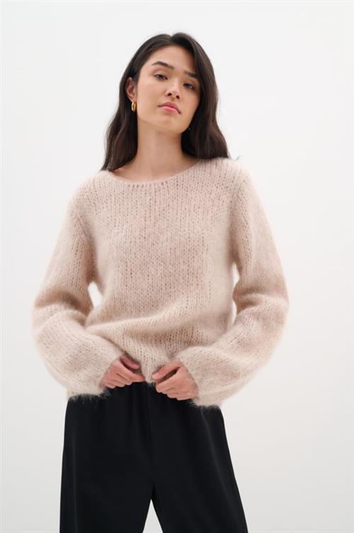 Se InWear Jetraiw Pullover Kvinde Haze Sweaters Str S/M - hos Magasin ved Magasin