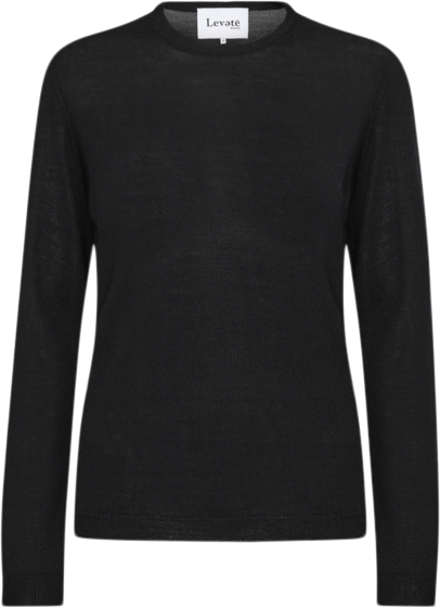 Levete room Lrismaila 2 Kvinde L999 - Black Sweaters Str L - hos Magasin