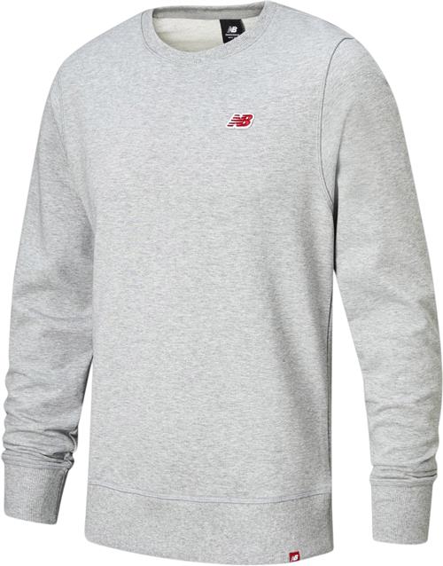 New Balance Small Logo Crewneck Sweatshirt Kvinde Grey Sweatshirts Str S - Bomuld hos Magasin