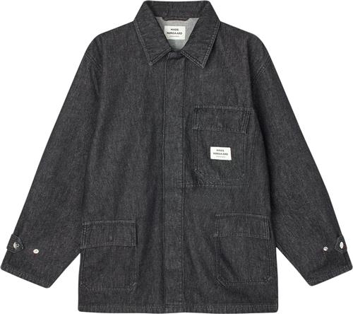 Mads Nørgaard - Copenhagen Dark Denim Johnny Jacket Kvinde Sort Overgangsjakker Str 34-36 Denim - hos Magasin