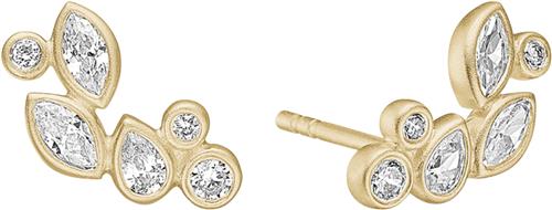 Julie Sandlau Treasure Earring Gold One size - Ørestikker hos Magasin