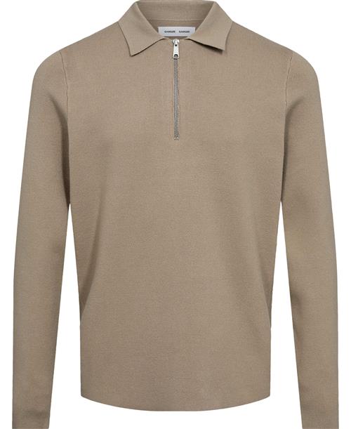 Se Samsøe Samsøe Guna Half zip 10490 Mand Pure Cashmere Sweaters Str S - Viskose hos Magasin ved Magasin