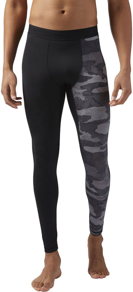 Reebok Speedwick Compression Exo Camo Tights XL - Tights Polyester hos Magasin