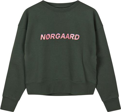 Mads Nørgaard - Copenhagen Organic Sweat Tilvina Sweatshirt Kvinde Grøn Sweatshirts Str S - hos Magasin