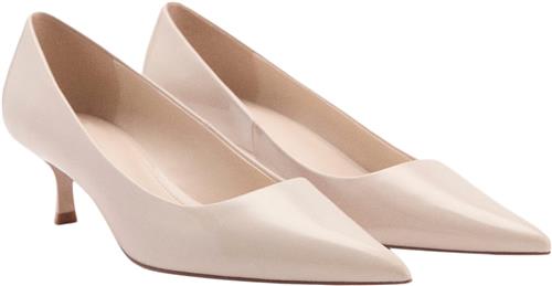 Se MANGO Kitten Heel Shoes Kvinde Lt-pastel Pink Slingbacks Str 39 - hos Magasin ved Magasin